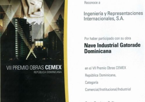 VII Premios Obras CEMEX – Republica Dominicana